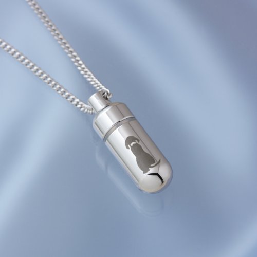 31 割引現品限り一斉値下げ 遺骨ペンダントメモリアルペンダント犬シルエット肉球 足あと チャームつき肉球生活防水仕様遺骨カプセル遺骨入れ遺骨分骨 ミニ骨壷仏具手元供養犬猫ペット供養 ペット用品 ペット Www Pancorn Com