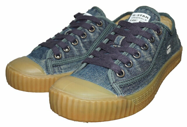 ジースターロウ G-STAR RAW スニーカー ジーンズ地 ROVULC D09951 メンズ シューズ 靴 ジースターロゥ 置き目はね除ける