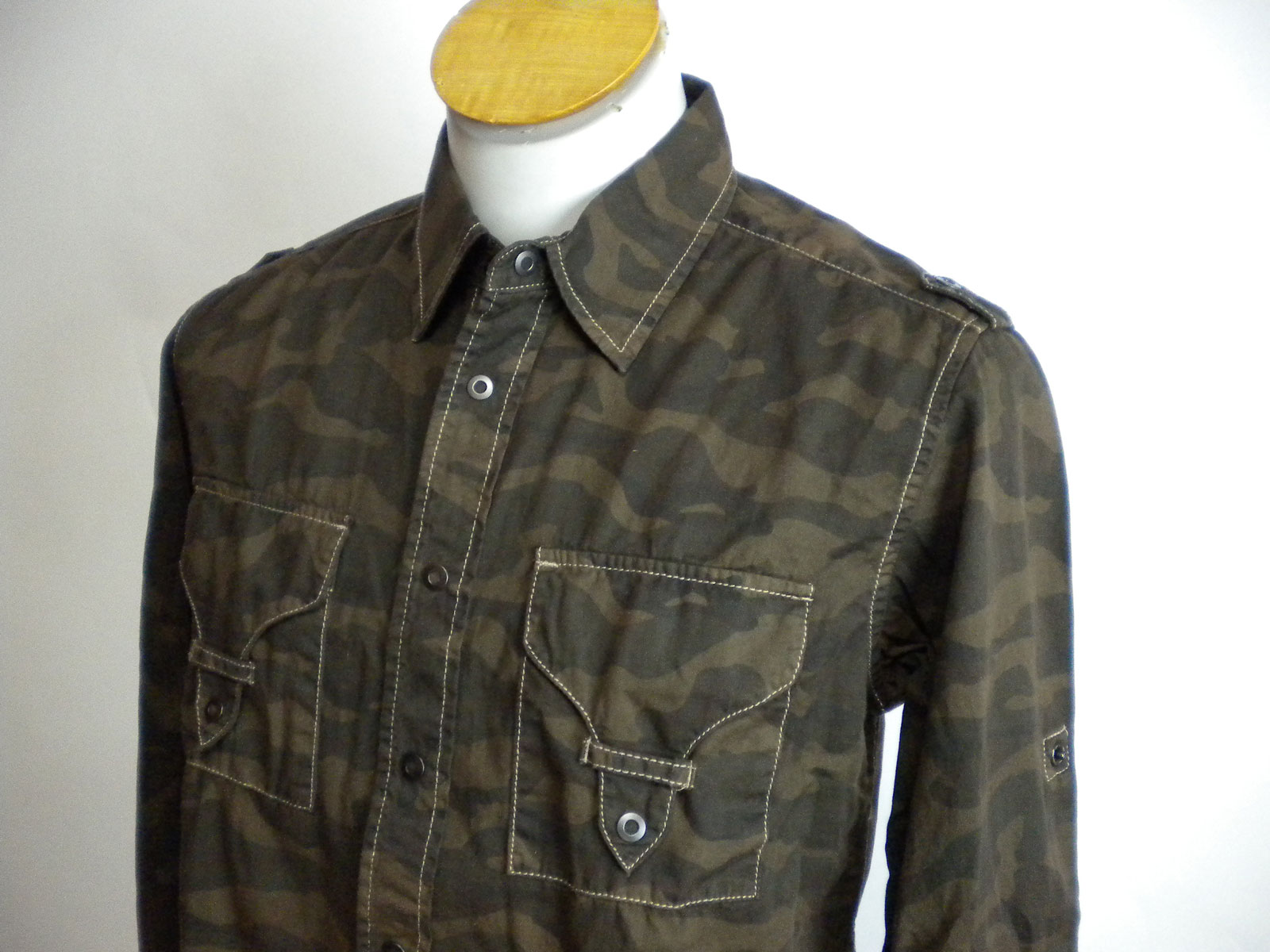 ファッションの メンズ カーキ サファリシャツ 迷彩柄 長袖シャツ エービーエックス Abx 新品 501 3 L 表記サイズ 秋物 春物 E8tbzowypmeh Bronze Qa