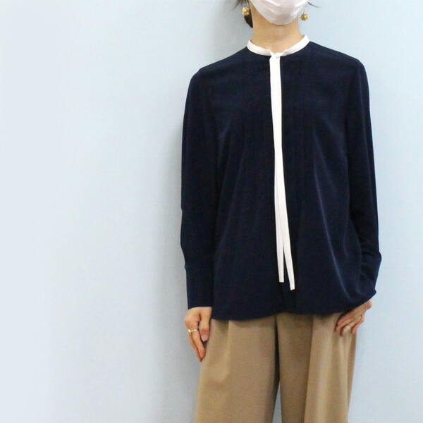 楽天市場】Ballsey(ボールジィ) スムースラミー フリルカラーブラウス