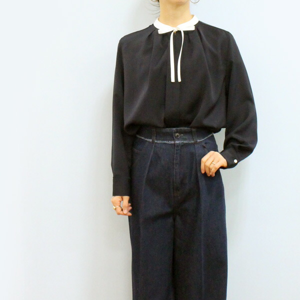 楽天市場】Ballsey(ボールジィ) スムースラミー フリルカラーブラウス