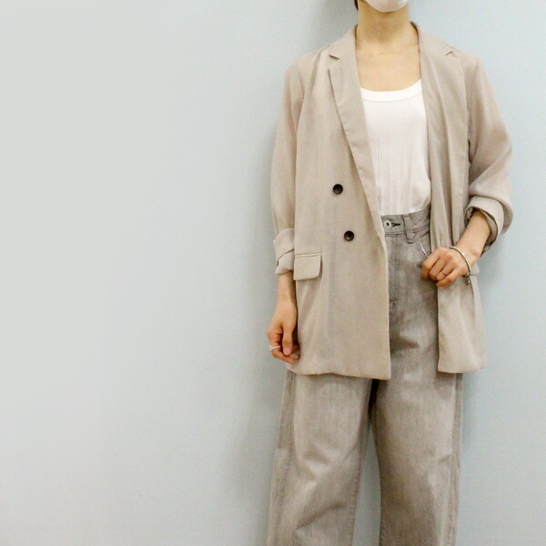 Dignite Collier ディニテコリエ　ダブルメッシュジレ　ベージュ Dignite collier / ダブルメッシュジレ | anouk
