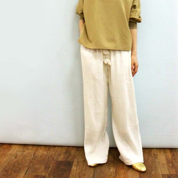 30%OFF/Johnbull ジョンブル JL261P14 India ダブル クレープ イージー パンツ《セール品につき返品不可》|menu menu