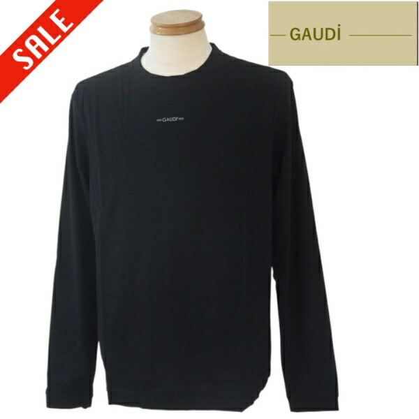 ガウディ/GAUDI 天竺ロングTシャツ L・LLサイズ 032-黒