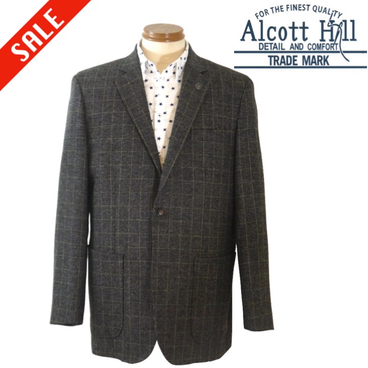 アルコットヒル/ALCOTT HILL 秋冬物 シングルジャケット ダークグリーン系 LLサイズ｜メンズ　つちだ 10,032円
