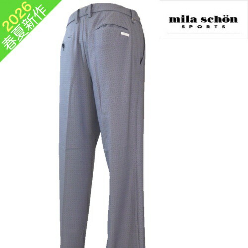ミラショーン 運動競技/mila schon 伸ばすことズボン下 106-薄墨色 46/82・48/86・50/80糎 ゴルフ御召しもの