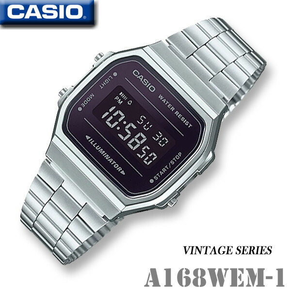 楽天市場】CASIO A168WEC-3 キッズ カシオ 人気 おしゃれ デジタル