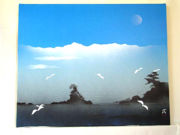 「雨晴より立山連峰を望む」【送料無料】 270,000円