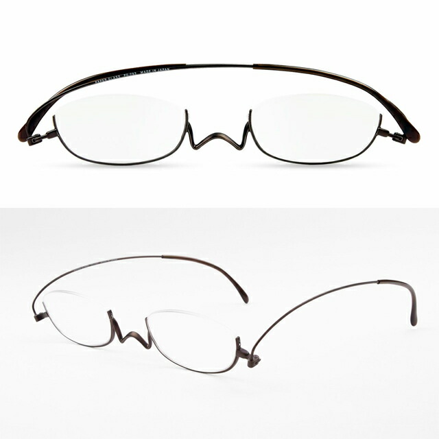 【+1.00 レンズ入り】おしゃれな老眼鏡【PaperGlass ペーパーグラス】 OPG-293-01(ブラウン)【送料無料】|MGCメガネ販売店