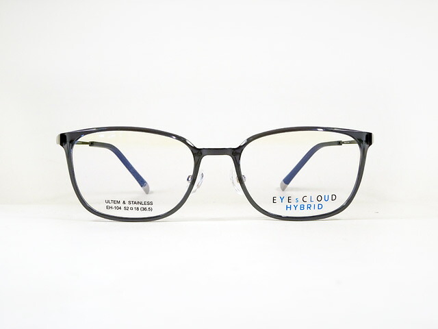 EYEsCLOUD アイクラウド ハイブリッド EH-104 C-4　特殊プラスチックフレーム 軽量 眼鏡 老眼鏡・遠近両用対応 新品 送料無料 7,848円