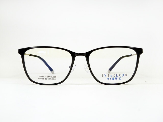 EYEsCLOUD アイクラウド ハイブリッド EH-105 C-1　特殊プラスチックフレーム 軽量 眼鏡 老眼鏡・遠近両用対応 新品 送料無料