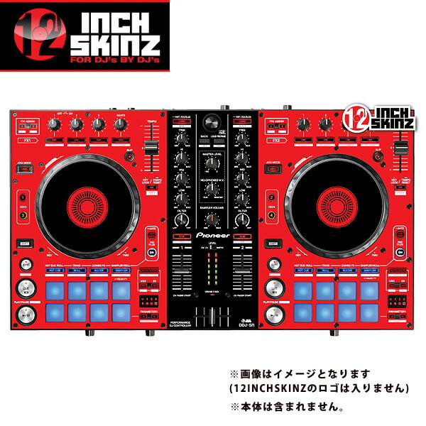12inch SKINZ / Pioneer DDJ-SR SKINZ (Red/Black) 【DDJ-SR用スキン】夏休スペシャル