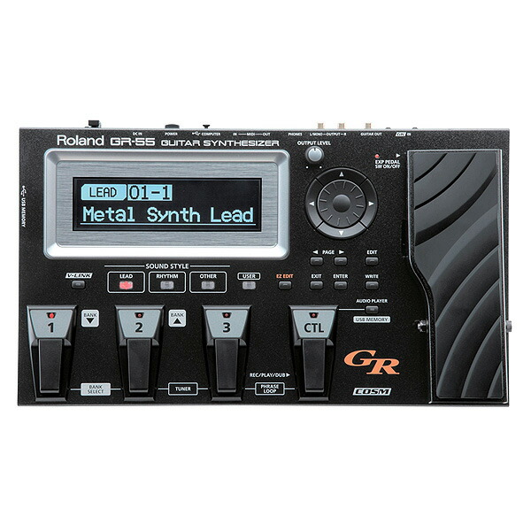 1大特典付 Roland(ローランド) / GR-55S-BK - GR-55単体モデル - 【Belden高品質ギターシールドプレゼント！】夏休スペシャル