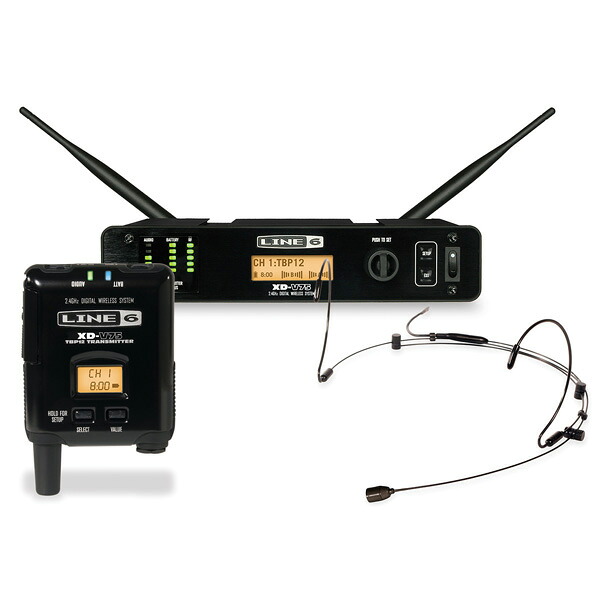 1大特典付 LINE6(ラインシックス) / XD-V75HS （ブラック） - レシーバー＋ヘッドセット・マイク＆ボディパック - 【OAタッププレゼント！】 夏休スペシャル