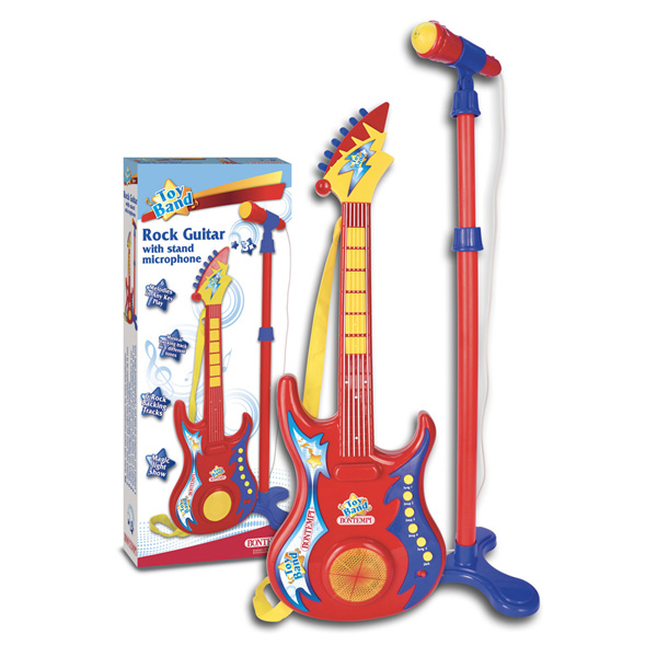 楽天市場 Bontempi ボンテンピ Electronic Rock Guitar スタンドマイク付き 24 70 おもちゃのロック ギター 正規輸入品 ミュージックハウス フレンズ