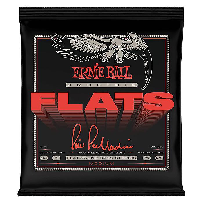 【メール便/送料無料】 Ernie Ball(アーニーボール) / Pino Palladino Smoothie Flats Bass Strings MEDIUM 43-108 スムージー・フラッツ・ベース弦 ピノ・パラディーノ 【2024年5月24日発売/22日18時より販売開始】夏休みセール【メール便/送料無料】|ミュージックハウス フレンズ