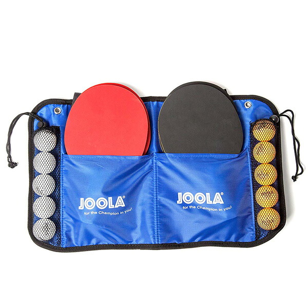 JOOLA(ヨーラ) / Family Table Tennis Set 卓球用 ラケット・ボールキャリーングケース 【ラケット4本・ボール10個付属】 直輸入品夏休スペシャル