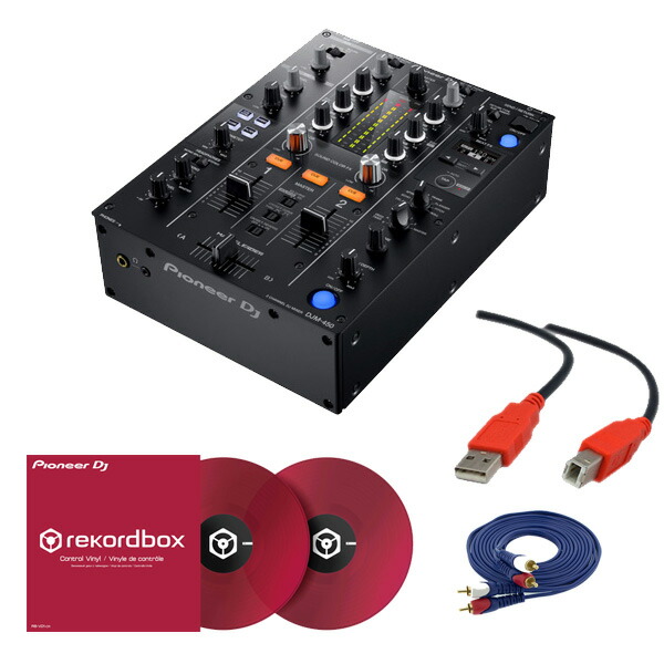 Pioneer DJ DJM-250 MK2ミキサー コントロールバイナル付 DJM-250MK2 2-channel DJ mixer with independent channel