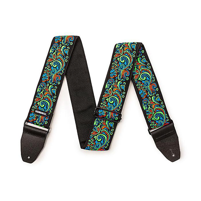 【メール便／送料無料】 Jim Dunlop(ジム・ダンロップ) / Jimi Hendrix Authentic JH27 LOVE DROPS BLACKLIGHT STRAP - BLUE - ギターストラップ - 夏休みセール【メール便／送料無料】 6,424円