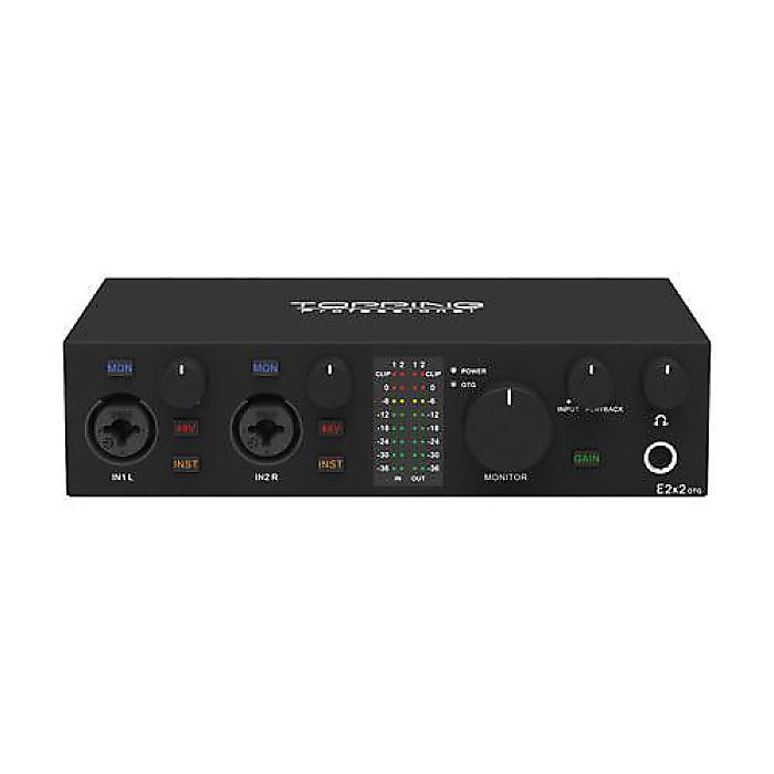 TOPPING E2x2 OTG オーディオインターフェース ホワイト TOPPING E2X2 OTG USB Audio Interface