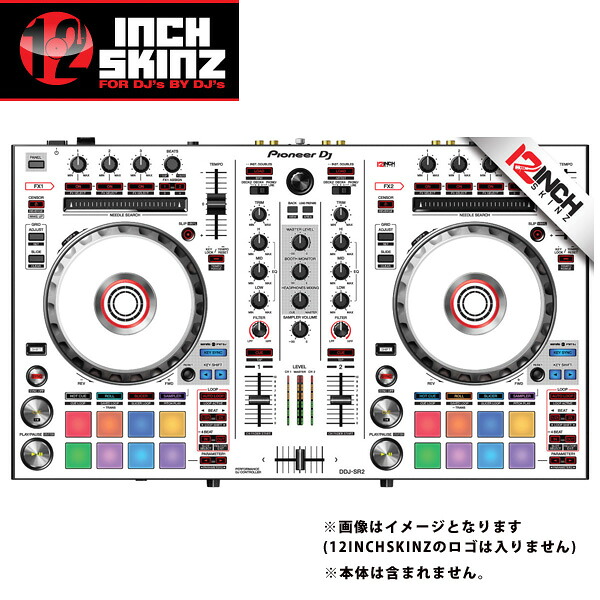 12inch SKINZ / Pioneer DDJ-SR2 SKINZ (White/Black) 【DDJ-SR2用スキン】夏休スペシャル