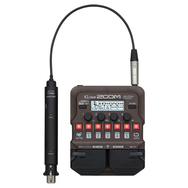 Zoom(ズーム) / A1 FOUR アコースティック楽器用マルチエフェクター 【マイクアダプター（MAA-1）付属】夏休スペシャル｜ミュージックハウス フレンズ 13,797円