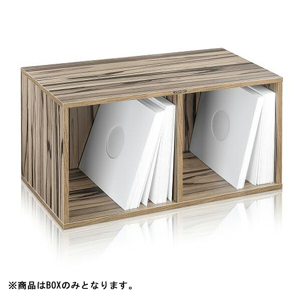 Zomo(ゾモ) / VS-Box 200 Zebrano (組立式) - 12インチレコード収納BOX - 【約200枚収納可能】ハロウィーンセール/ハロウィングッズ|ミュージックハウス フレンズ