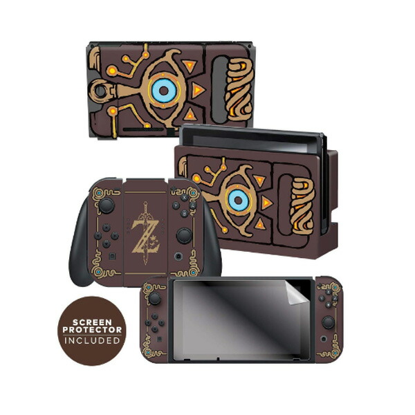 楽天市場 メール便 送料無料 Controller Gear The Legend Of Zelda Sheikah Slate 海外限定品 任天堂公式ライセンス品 Nintendo Switch用 ドックスキン シール ゼルダの伝説 ミュージックハウス フレンズ