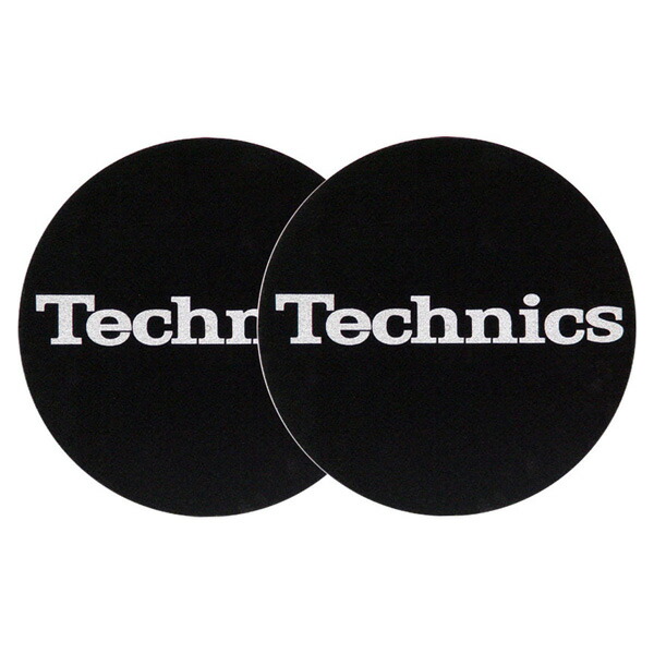 Technics Slipmats (Logo Silver) スリップマット (2枚/1ペア) テクニクス夏休スペシャル