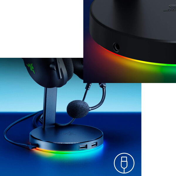 Razer レイザー Base Station V2 Chroma Classic Black Usbハブ 光る ヘッドホン スタンド 国内完売品 輸入品 Movilesgarcia Com