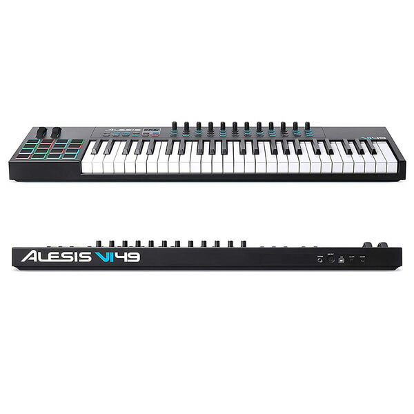 楽天市場 Alesis アレシス Vi49 49鍵盤 Usb Midiキーボードコントローラー 国内完了品 直輸入品 ミュージックハウス フレンズ