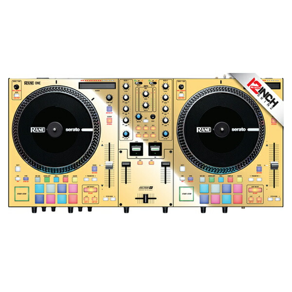 12inch SKINZ / Rane One / Skinz (Metallics MR/GOLD) 機材用スキン夏休スペシャル