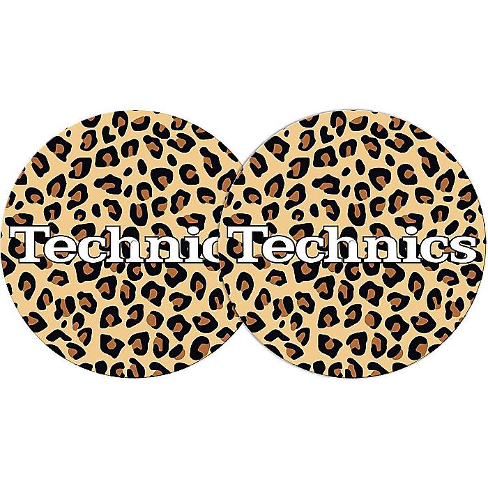 Technics(テクニクス) / Wild Cat (ヒョウ柄) 2x Slipmats - スリップマット (2枚/1ペア) -