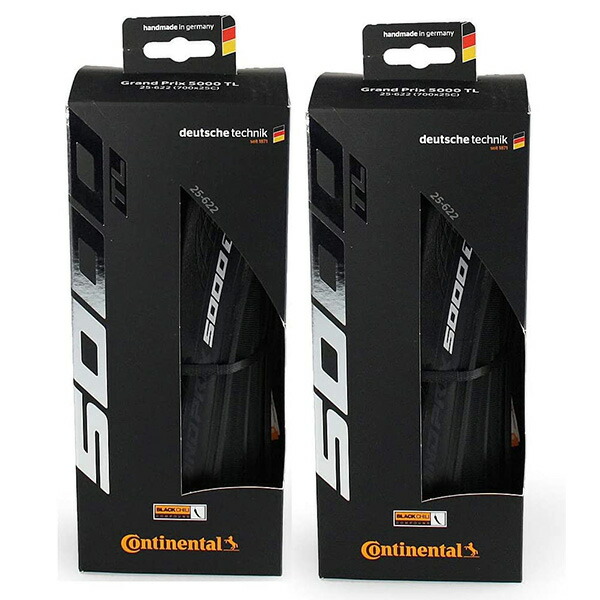 Continental (コンチネンタル) / Grand Prix 5000 (700×32) Tubeless(チューブレス) 2本セット 自転車 BMX・ロードバイク 【輸入品】