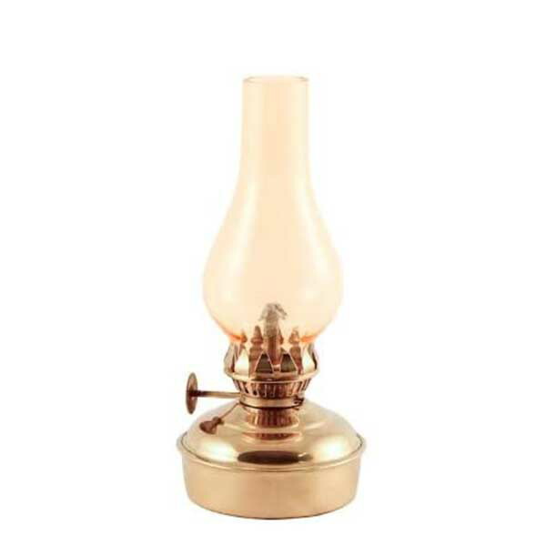 Vermont Lanterns / Brass Mini Small Oil Lamp_6.5 / 鍮製ミニ小型オイルランプ (Brass With Amber Glass) 【直輸入品】夏休スペシャル