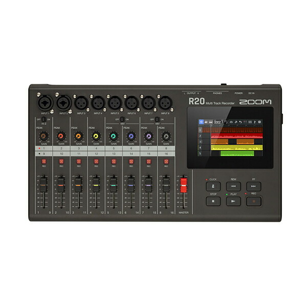 R8 MTR マルチトラックレコーダー ZOOM オーディオインターフェース R8main.png.800x0_q80.png