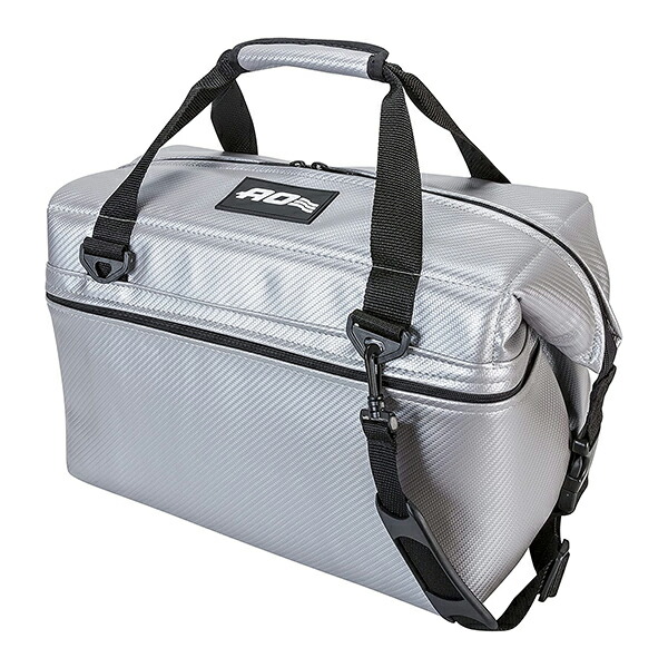 AO Coolers / カーボン Carbon 24パック / シルバー / ソフトクーラー クーラーボックス (カーボンシリーズ) 【輸入品】夏休スペシャル