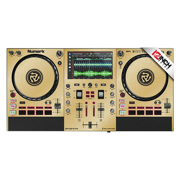 12inch SKINZ / Numark Mixstream Pro/Go Skinz (GOLD-BRUSH) 【Mixstream Pro/Go用スキン】 夏休スペシャル