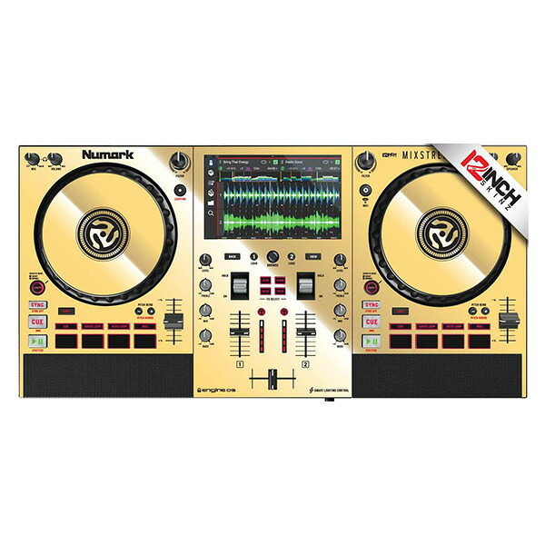 12inch SKINZ / Numark Mixstream Pro/Go Skinz (GOLD-MIRROR) 【Mixstream Pro/Go用スキン】 夏休スペシャル