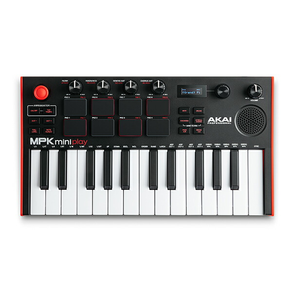 AKAI MPK Mini Plus 37鍵盤 MIDIキーボード AKAI ( アカイ ) MPK Mini Play 音源内蔵MIDIキーボード 送料