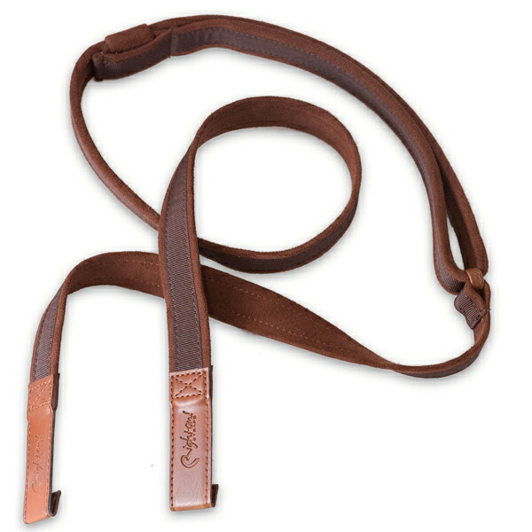 RightOn! STRAPS (ライトオン!ストラップス) CLASSICAL-DUAL-HOOK Brown - ギターストラップ