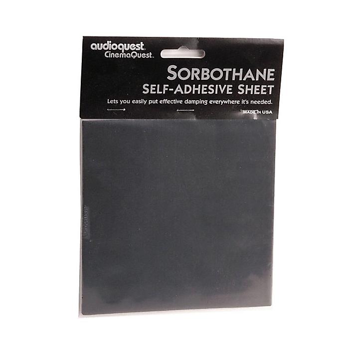 AudioQuest(オーディオクエスト) / Sorbothane (約 15.2cm×約 15.2cm) ダンピングシート 制振 スピーカー [SORBOSHEET6X6]新生活応援