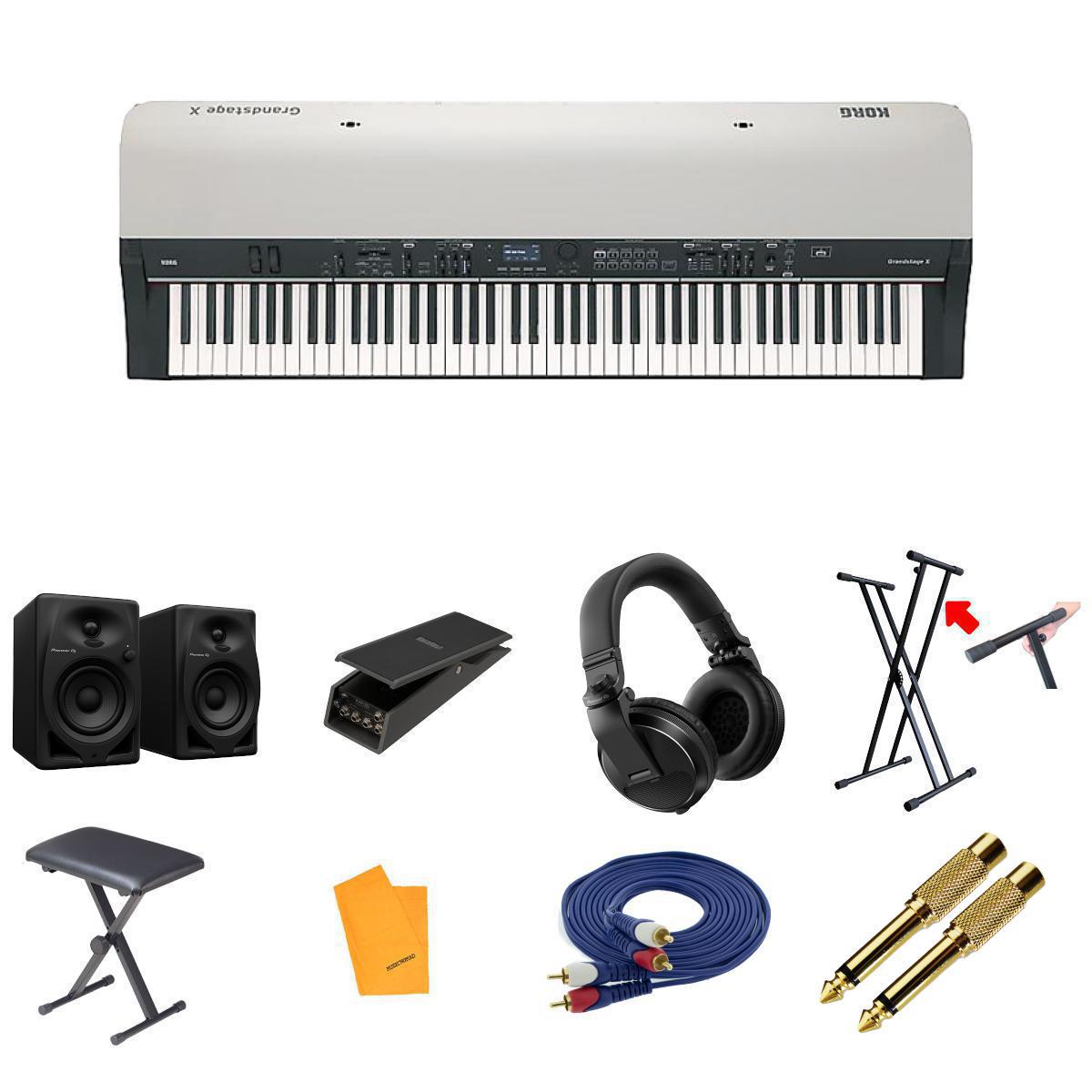 8大特典付 【初心者全部入りPioneerスピーカーセット(DM-40D)】Korg(コルグ) / GS-X_DM-40D_XVP-20Op7_set夏休スペシャル|ミュージックハウス フレンズ