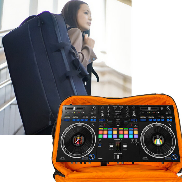 【ESPC05】PCDJコントローラバック リュックストラップ付き 撥水・防水 Pioneer DJ XDJ-RX3用 PCDJコントローラバック / リュック