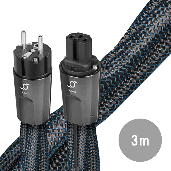 AudioQuest(オーディオクエスト) / Hurricane Source 15AMP AC電源ケーブル 3.0メートル (NRGHURRSUS03)新生活応援｜ミュージックハウス フレンズ