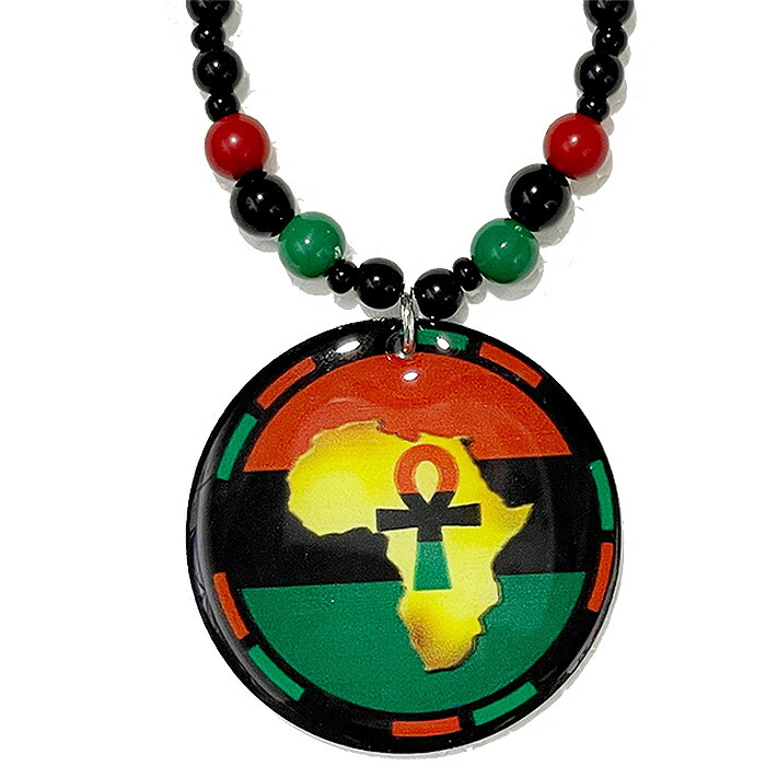 ラウンドアンククロスビーズネックレス Round Ankh Cross Necklace / Roots & Culture(ルーツアンドカルチャー)敬老の日 セール|ミュージックハウス フレンズ