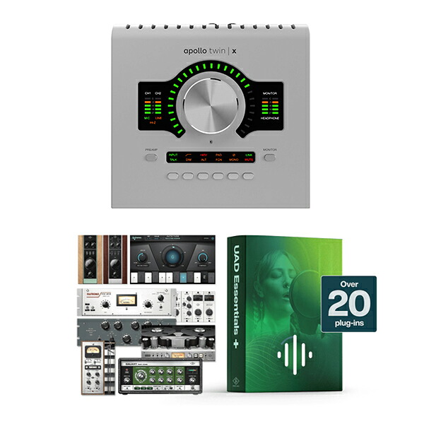 【UADプラグインプレゼント！数量限定7/31まで】Universal Audio(ユニバーサルオーディオ) / Apollo Twin X DUO Gen 2 with UAD Analog Classics - オーディオインターフェース+UADプラグイン -新生活応援｜ミュージックハウス フレンズ 104,194円
