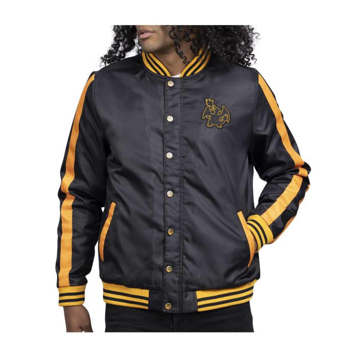 楽天市場】ポケモンジャケット リザードン / スタジャン ブラック XS