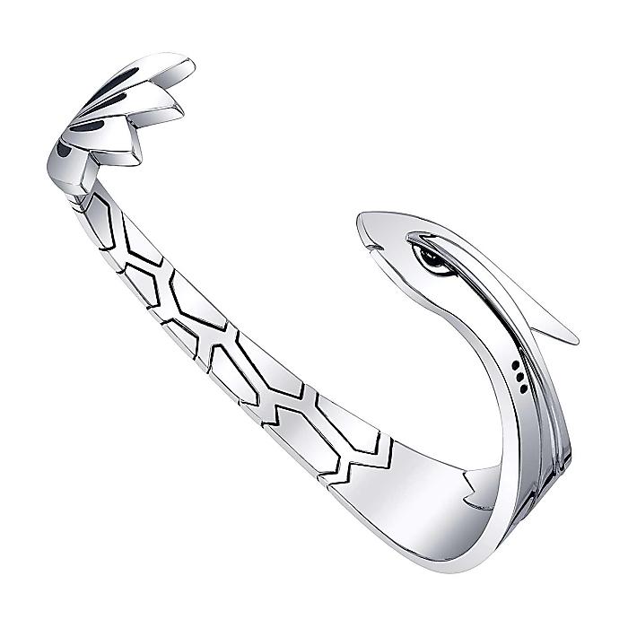 Pokemon Center × RockLove: Milotic Silver Cuff Bracelet - Adult S / ミロカロス・シルバーブレスレット Sサイズ ポケモンセンター