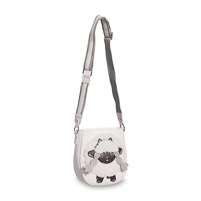 Pokemon Center &times; Danielle Nicole: Wooloo Crossbody Bag / ウールー　ポケモンセンターとダニエル・ニコルコレクション　ショルダーフェイクレザーバッグハロウィーンセール/ハロウィングッズ｜ミュージックハウス フレンズ